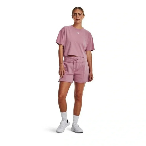 Under Armour NWT Essential Fleece Short 4” Size XS - Picture 3 of 9